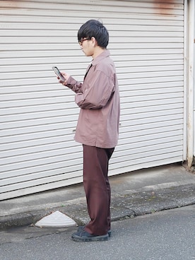 「アイテム（その他）」を使った、小柄の小松@162cmさん（メンズ・162cm・30代）の秋コーディネート