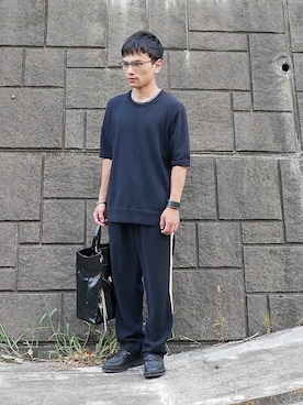 「ブログ・YouTubeのアイテム（その他）」を使った、小柄の小松@162cmさん（メンズ・162cm・30代）の夏コーディネート