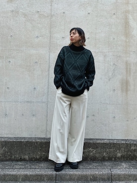 夏子さん(レディース・169cm)の秋コーディネート