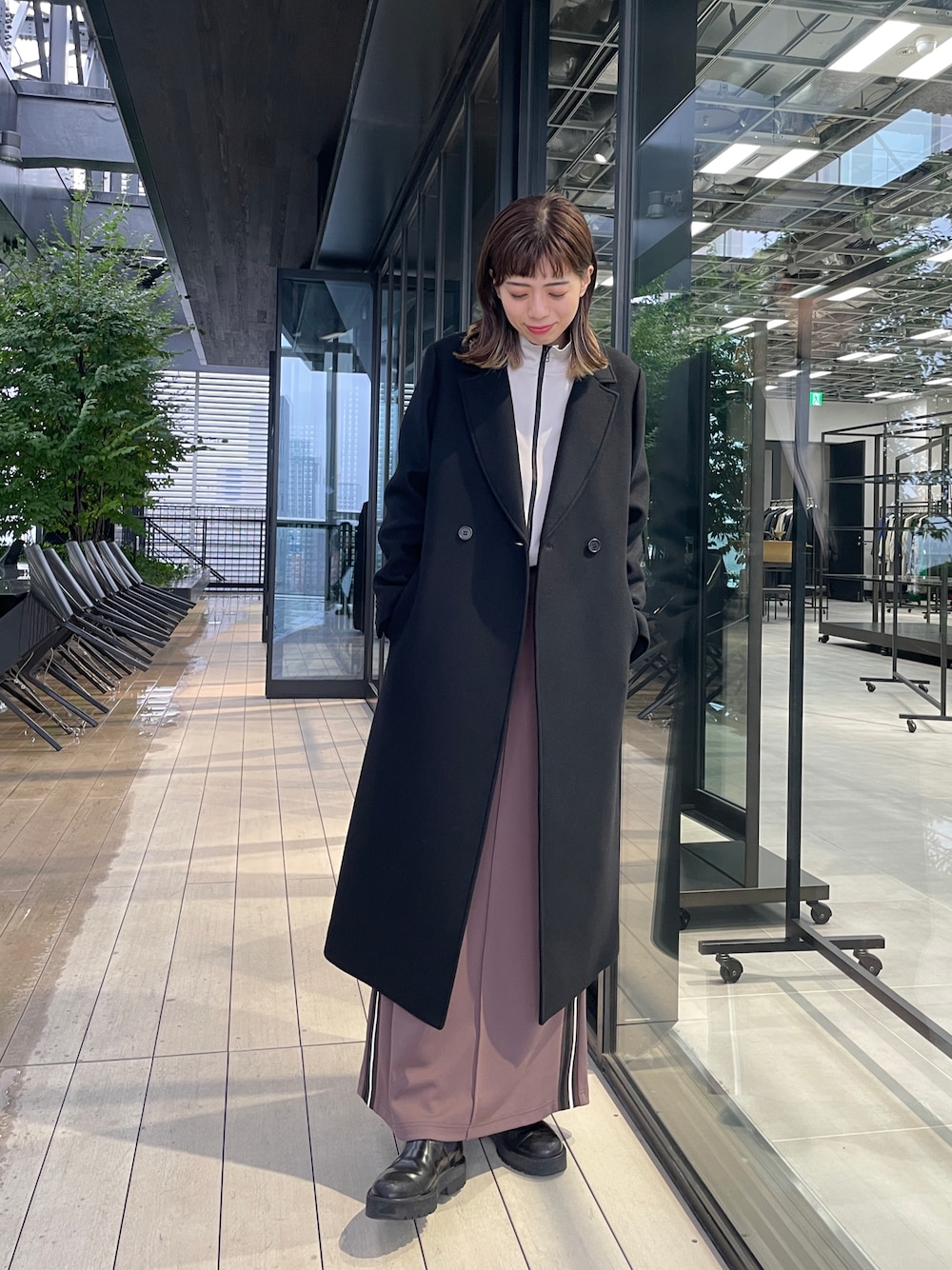 A + TOKYO マニッシュチェスターウールロングコート ¥35,200 A + TOKYO マニッシュチェスターウールロングコート ¥35,200