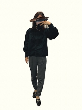 hikaさん（レディース・157cm）の冬コーディネート