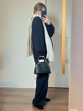 「メゾンマルジェラ」｜「アイテム（スラックス）」を使った、ryryryryryさん（レディース・152cm）の秋コーディネート