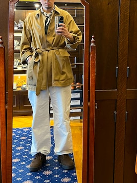 「Steven Alan（スティーブンアラン）のアイテム（ジャケット/アウター）」を使った、DAさん（メンズ・170cm）の秋コーディネート