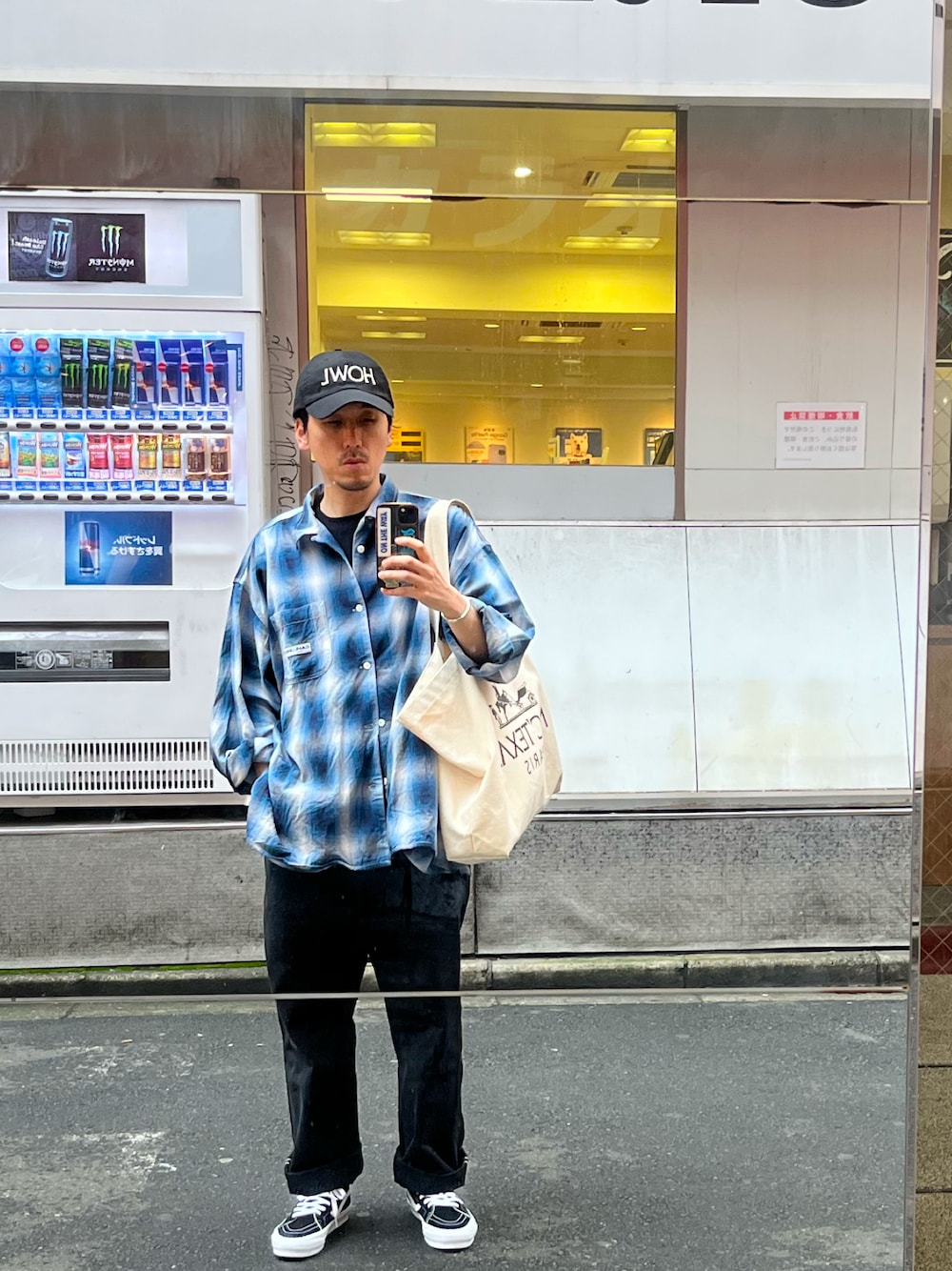 CAHLUMN/カウラム Magazine Pocket Open Collar Shirt(Ombre CAHLUMN/カウラム Magazine Pocket Open Collar Shirt(Ombre