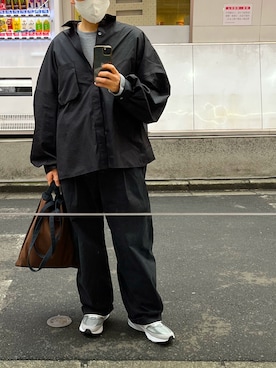 「STUDIO NICHOLSON（スタジオニコルソン）のアイテム（パンツ）」を使った、DAさん（メンズ・170cm）の春コーディネート