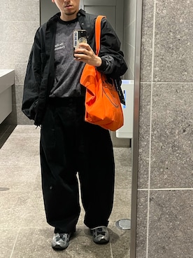 「STUDIO NICHOLSON（スタジオニコルソン）のアイテム（その他パンツ）」を使った、DAさん（メンズ・170cm）の春コーディネート