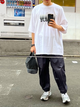 「ENNOY（エンノイ）のアイテム」を使った、DAさん（メンズ・170cm）の夏コーディネート