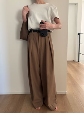 「ENOF（イナフ）のアイテム」を使った、Aさん（レディース・156cm）の秋コーディネート