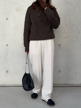 「MERCI（メルシー）のアイテム」を使った、Aさん（レディース・156cm）の春コーディネート