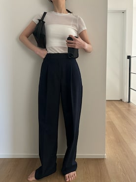 「アイテム（アンダーウェア）」を使った、Aさん（レディース・156cm）の夏コーディネート