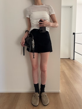 「ENOF（イナフ）のアイテム」を使った、Aさん（レディース・156cm）の秋コーディネート