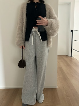 「MERCI（メルシー）のアイテム」を使った、Aさん（レディース・156cm）の冬コーディネート