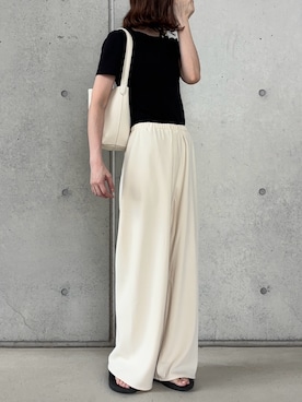 「PETIT BATEAU（プチバトー）のアイテム」を使った、Aさん（レディース・156cm）の夏コーディネート