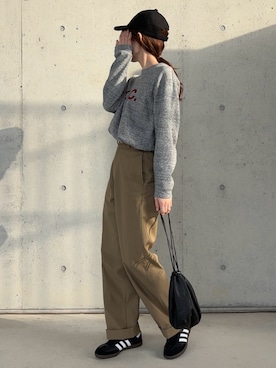 「A.P.C.（アーペーセー）のアイテム」を使った、Aさん（レディース・156cm）の冬コーディネート