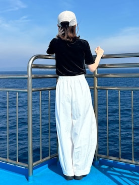 「ベロア」｜Aさん（レディース・156cm）の秋コーディネート