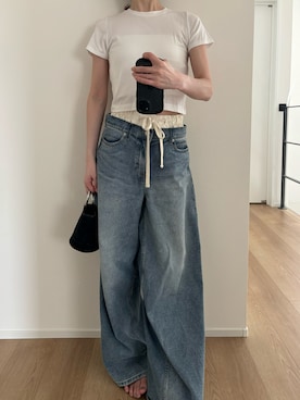 「BIOTOP（ビオトープ）のアイテム」を使った、Aさん（レディース・156cm）の夏コーディネート