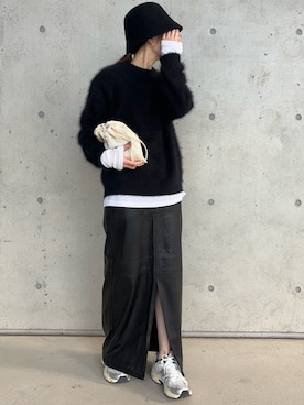 「ENOF（イナフ）のアイテム」を使った、Aさん（レディース・156cm）の冬コーディネート