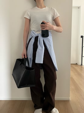 「BIOTOP（ビオトープ）のアイテム」を使った、Aさん（レディース・156cm）の夏コーディネート