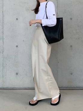 「セントジェームス」｜「アイテム（その他シューズ）」を使った、Aさん（レディース・156cm）の春コーディネート
