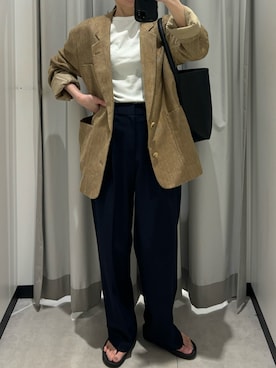 「THE ROW（ザロウ）のアイテム」を使った、Aさん（レディース・156cm）の春コーディネート