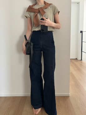 「select MOCA（セレクトモカ）のアイテム」を使った、Aさん（レディース・156cm）の夏コーディネート