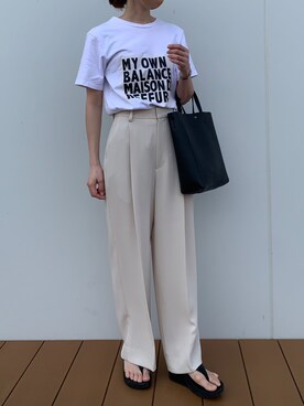 MAISON DE REEFURのTシャツ/カットソーを使った人気ファッション