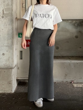 「アイテム（トップス）」を使った、Aさん（レディース・156cm）の夏コーディネート