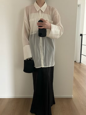 「ENOF（イナフ）のアイテム」を使った、Aさん（レディース・156cm）の夏コーディネート