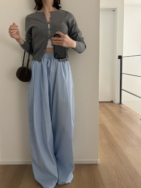 「アイテム（パンツ）」を使った、Aさん（レディース・156cm）の秋コーディネート