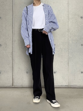 「ENOF（イナフ）のアイテム」を使った、Aさん（レディース・156cm）の夏コーディネート