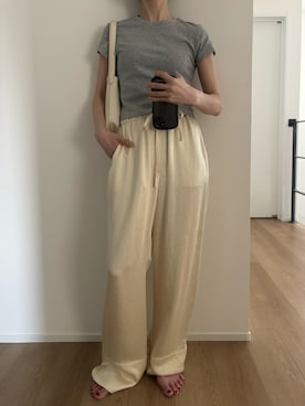 「no brand（ノーブランド）のアイテム」を使った、Aさん（レディース・156cm）の夏コーディネート