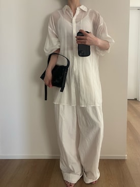 「LIAN（リアン）のアイテム」を使った、Aさん（レディース・156cm）の夏コーディネート