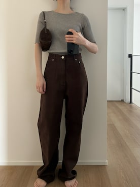 「coca（coca）（コカ）のアイテム（トップス）」を使った、Aさん（レディース・156cm）の夏コーディネート