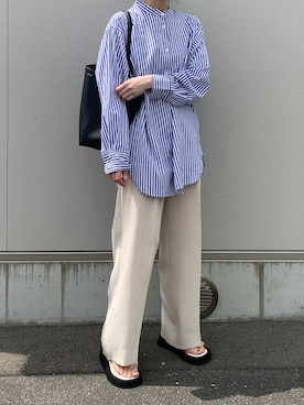 「アイテム（その他シューズ）」を使った、Aさん（レディース・156cm）の秋コーディネート