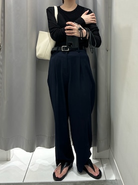 「ENOF（イナフ）のアイテム」を使った、Aさん（レディース・156cm）の夏コーディネート