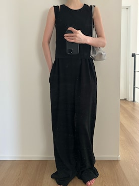 「アイテム（オールインワン・サロペット）」を使った、Aさん（レディース・156cm）の夏コーディネート