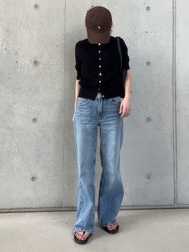 「H&M（エイチ・アンド・エム）のアイテム（パンツ）」を使った、Aさん（レディース・156cm）の夏コーディネート