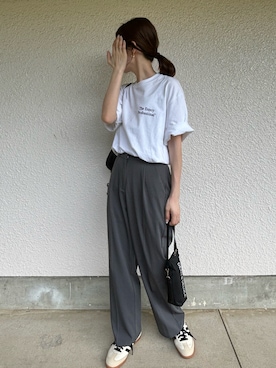 ENNOYのTシャツ/カットソーを使ったレディース人気ファッション 