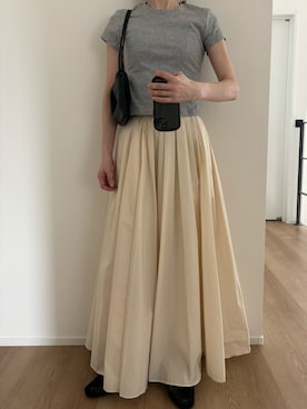 「CANAL JEAN（キャナルジーン）のアイテム（ショルダーバッグ）」を使った、Aさん（レディース・156cm）の夏コーディネート