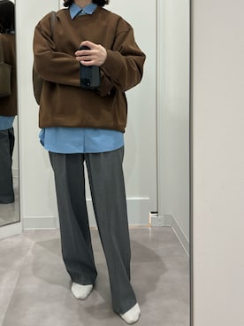 Aさん（骨格ウェーブ・レディース・156cm）の冬コーディネート