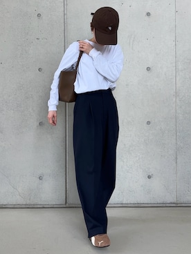 「Printstar（プリントスター）のアイテム」を使った、Aさん（レディース・156cm）の春コーディネート