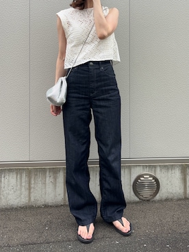 「YANUK（ヤヌーク）のアイテム」を使った、Aさん（レディース・156cm）の夏コーディネート