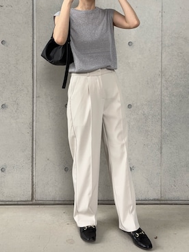 「ENOF（イナフ）のアイテム」を使った、Aさん（レディース・156cm）の夏コーディネート