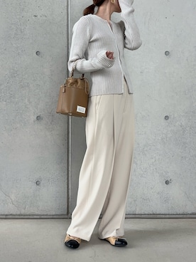 「BEAUTY&YOUTH UNITED ARROWS（ビューティーアンドユースユナイテッドアローズ）のアイテム」を使った、Aさん（レディース・156cm）の秋コーディネート