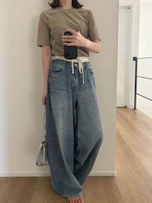 TODAYFUL（トゥデイフル）の「Layered Waist Denim（デニム