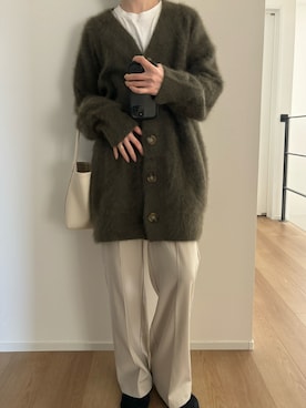 「Printstar（プリントスター）のアイテム」を使った、Aさん（レディース・156cm）の冬コーディネート