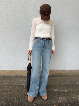 「H&M（エイチ・アンド・エム）のアイテム」を使った、Aさん（レディース・156cm）の秋コーディネート