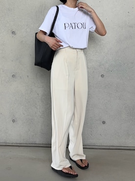 「THE ROW（ザロウ）のアイテム」を使った、Aさん（レディース・156cm）の夏コーディネート