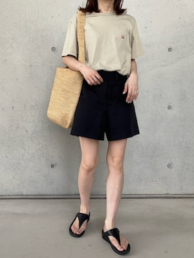 「no brand（ノーブランド）のアイテム」を使った、Aさん（レディース・156cm）の夏コーディネート