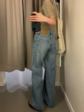 「エコバッグ」｜Aさん（レディース・156cm）の秋コーディネート